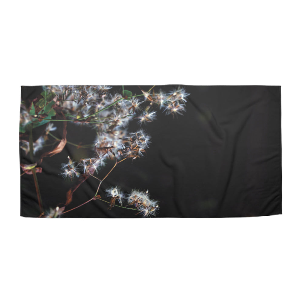 Beach towel photo of a wild fllower | Opposite Home