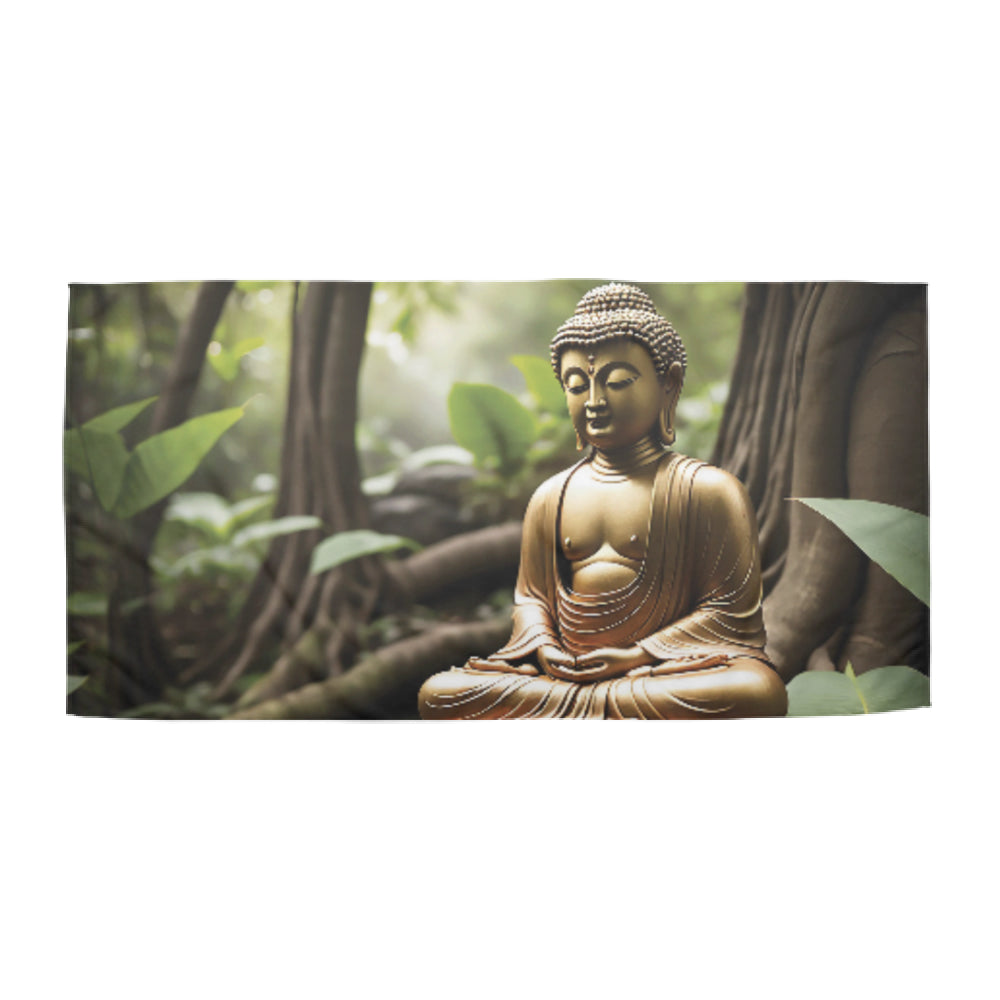 Beach towel photo of buddha | Opposite Home