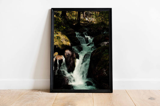 Poster photo "Rocky waterfall" vertical