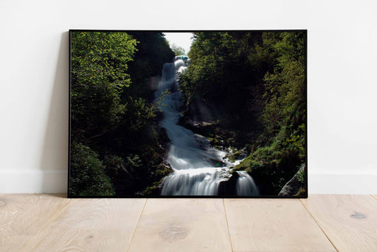 Poster photo "Waterfall in the mountain"