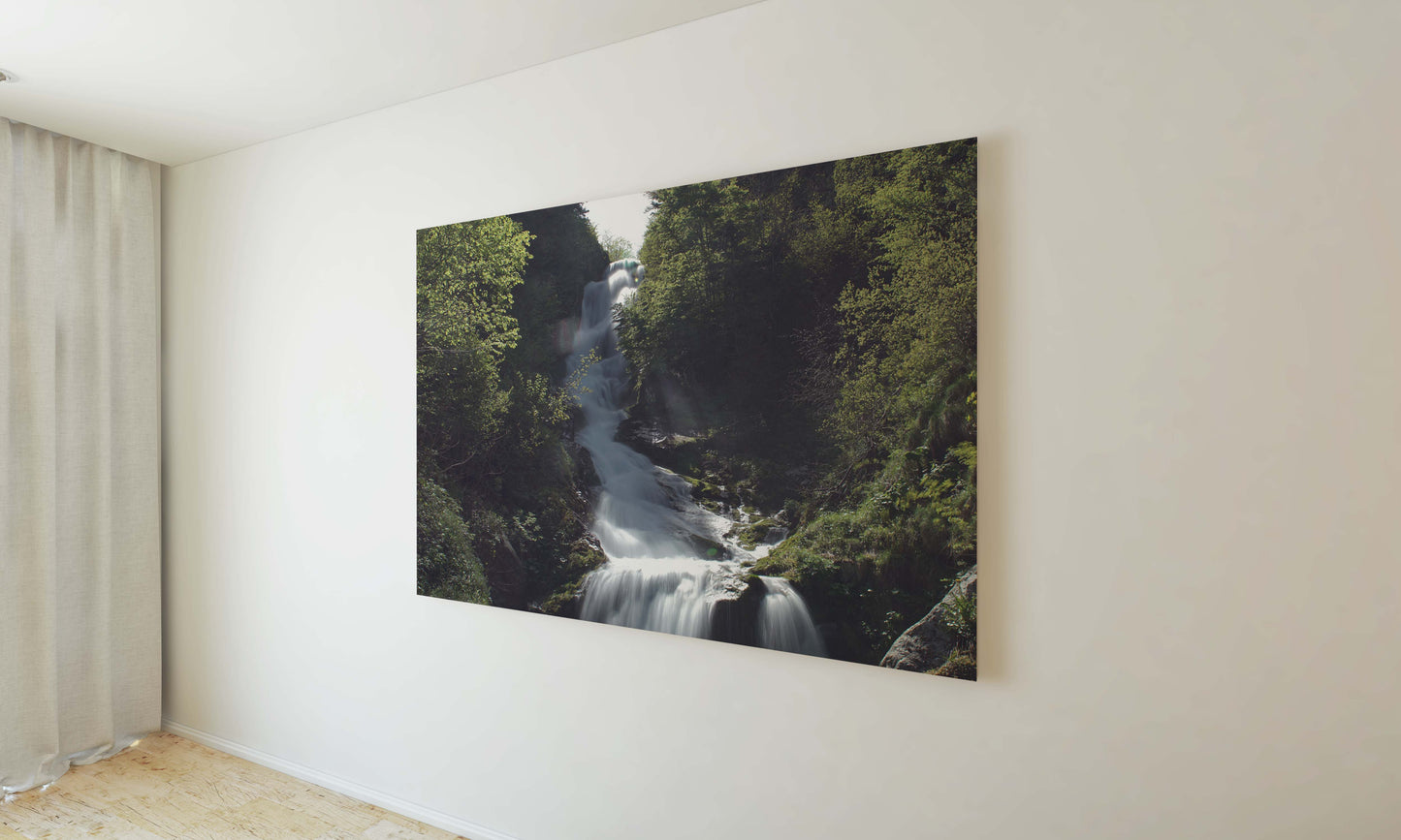 Poster photo "Waterfall in the mountain"