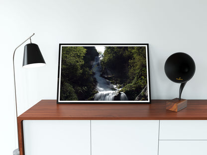 Poster photo "Waterfall in the mountain"