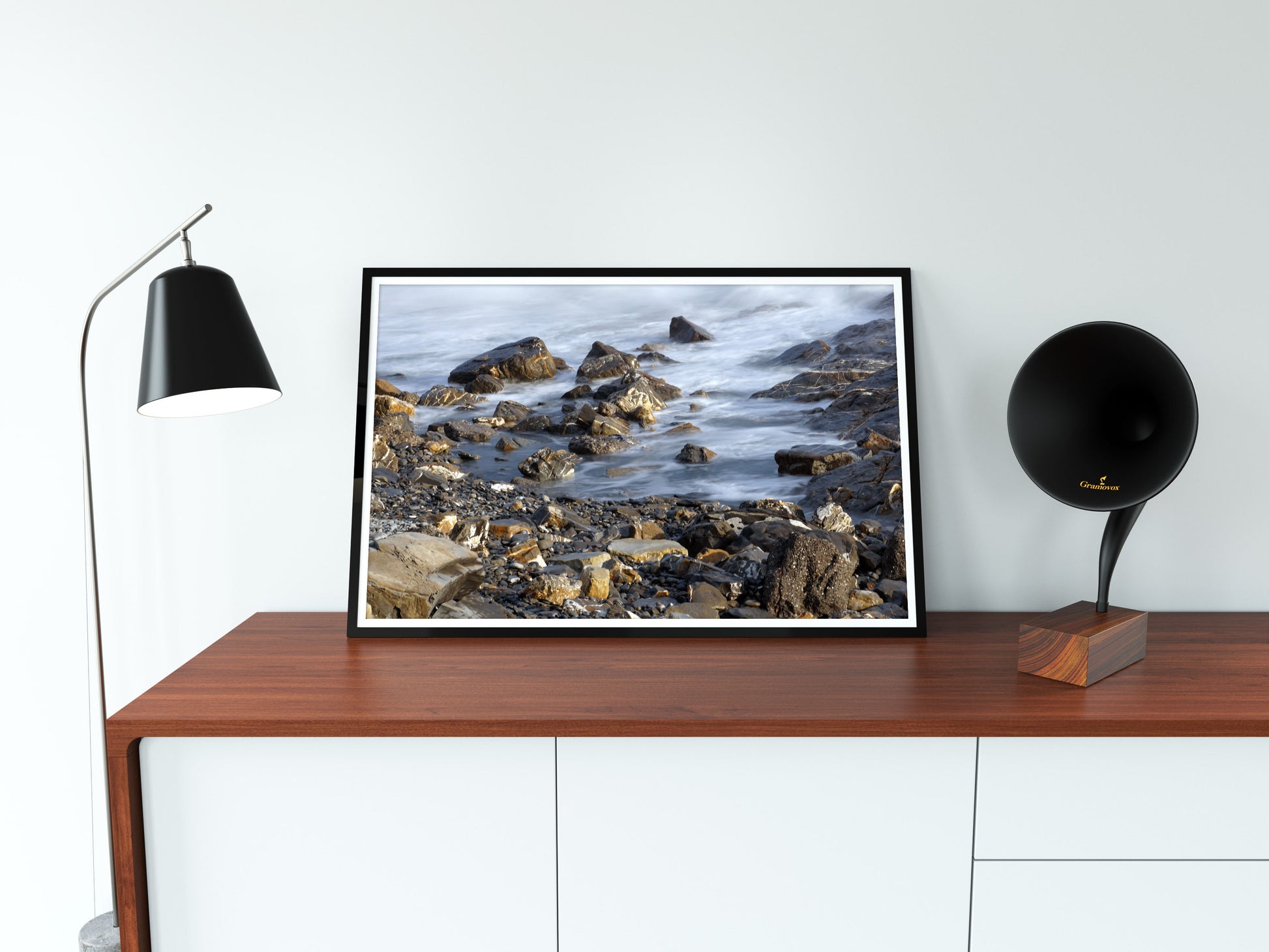 Posters and Paintings artistic photo of a rocky beach | Opposite Home