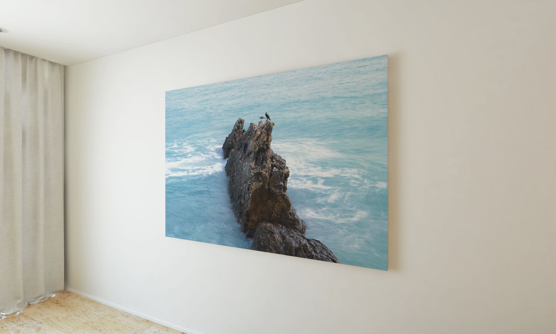 Posters and paintings artistic photo of a rock in the sea | Opposite Home