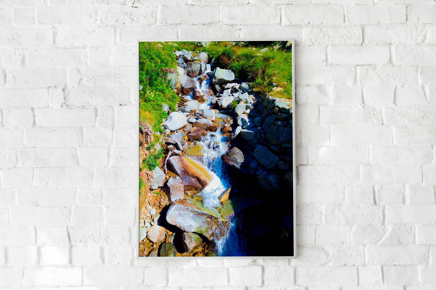 Posters and paintings photo of a fresh mountain stream | Opposite Home