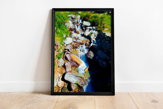 Posters and paintings photo of a fresh mountain stream | Opposite Home