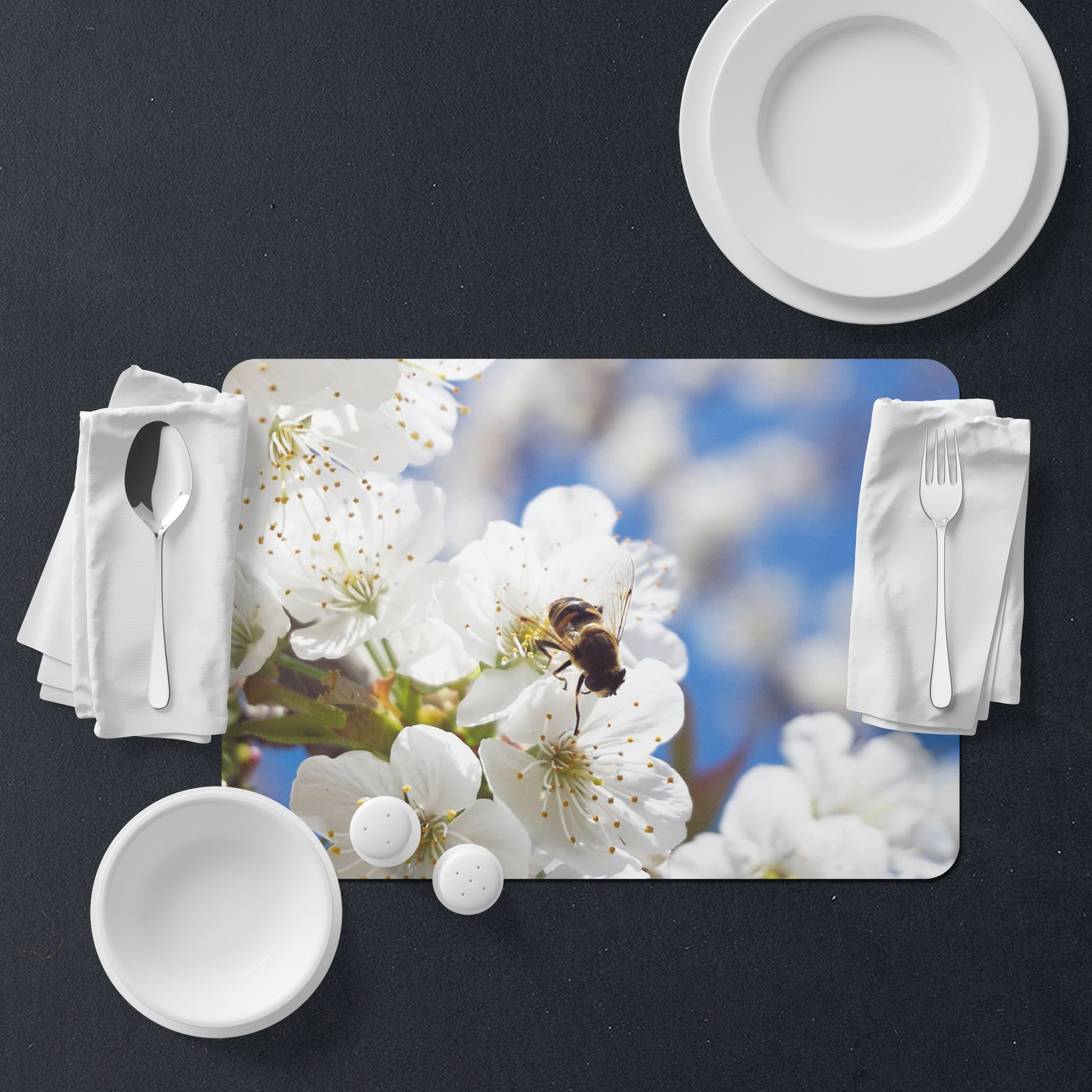 Table Placemat bee photo print | Opposite Home