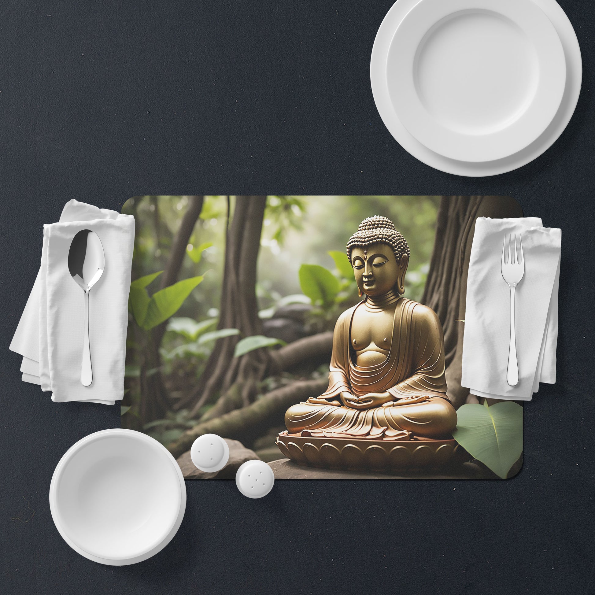 Table Placemat buddha illustration print | Opposite Home