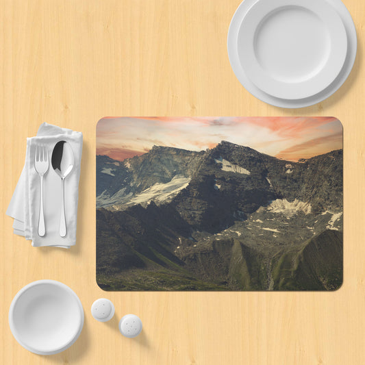 Table Placemat mountain photo print | Opposite Home