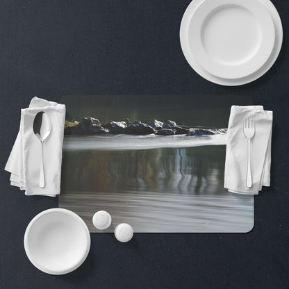 Table Placemat river photo print | Opposite Home