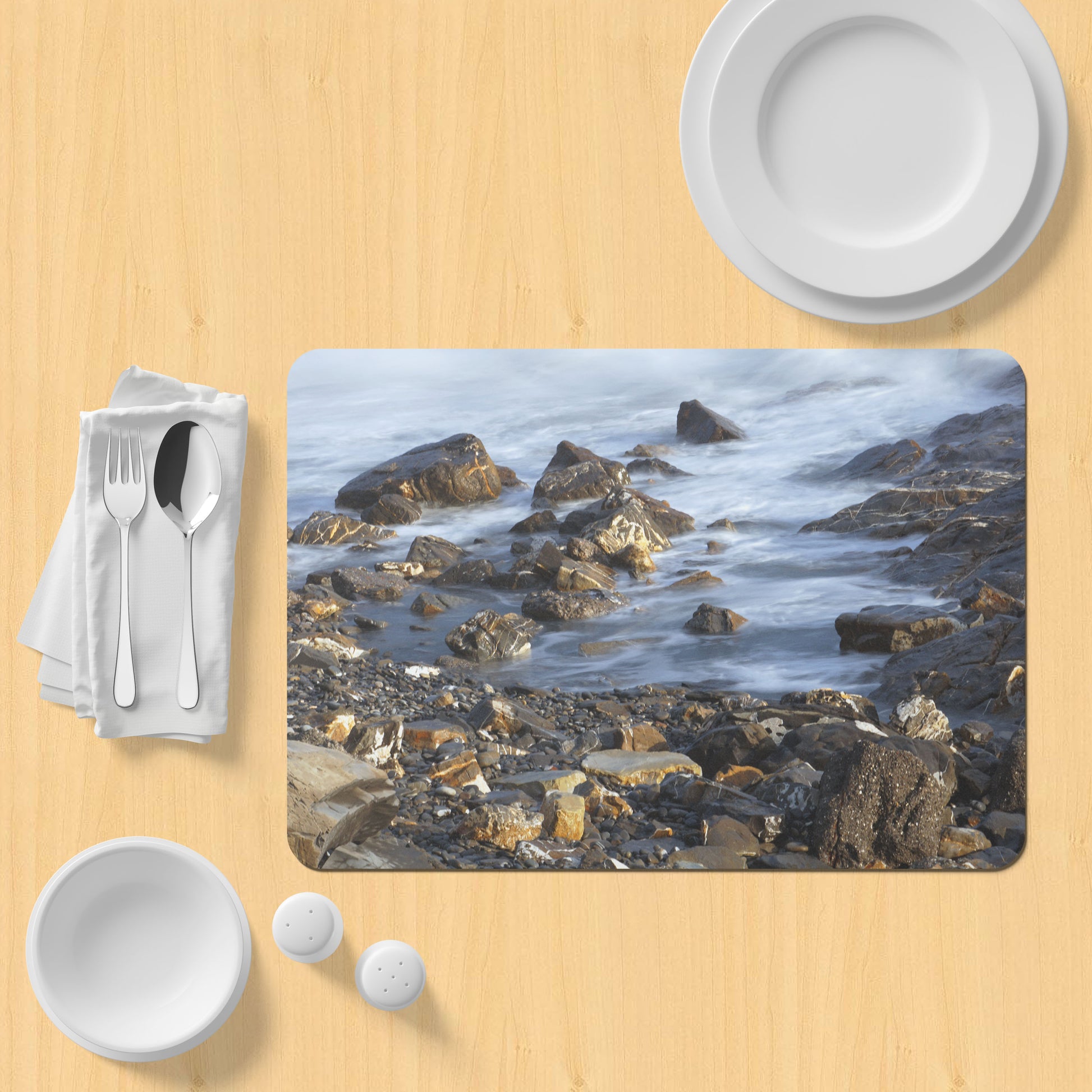 Table Placemat sea photo print | Opposite Home