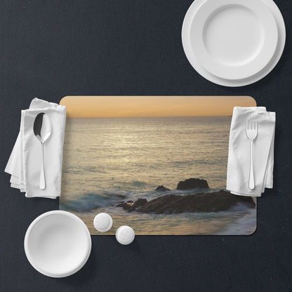 Table Placemat sunset photo print | Opposite Home